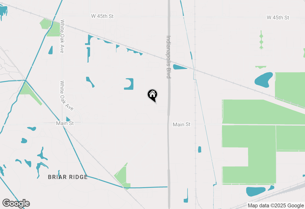 Map of 2284 Whispering Oaks Court, Highland, IN 46322