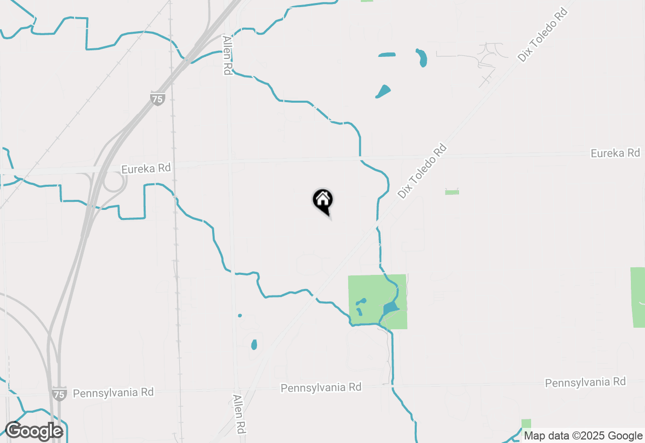 Map of 15565 Applewood Lane, Southgate, MI 48195