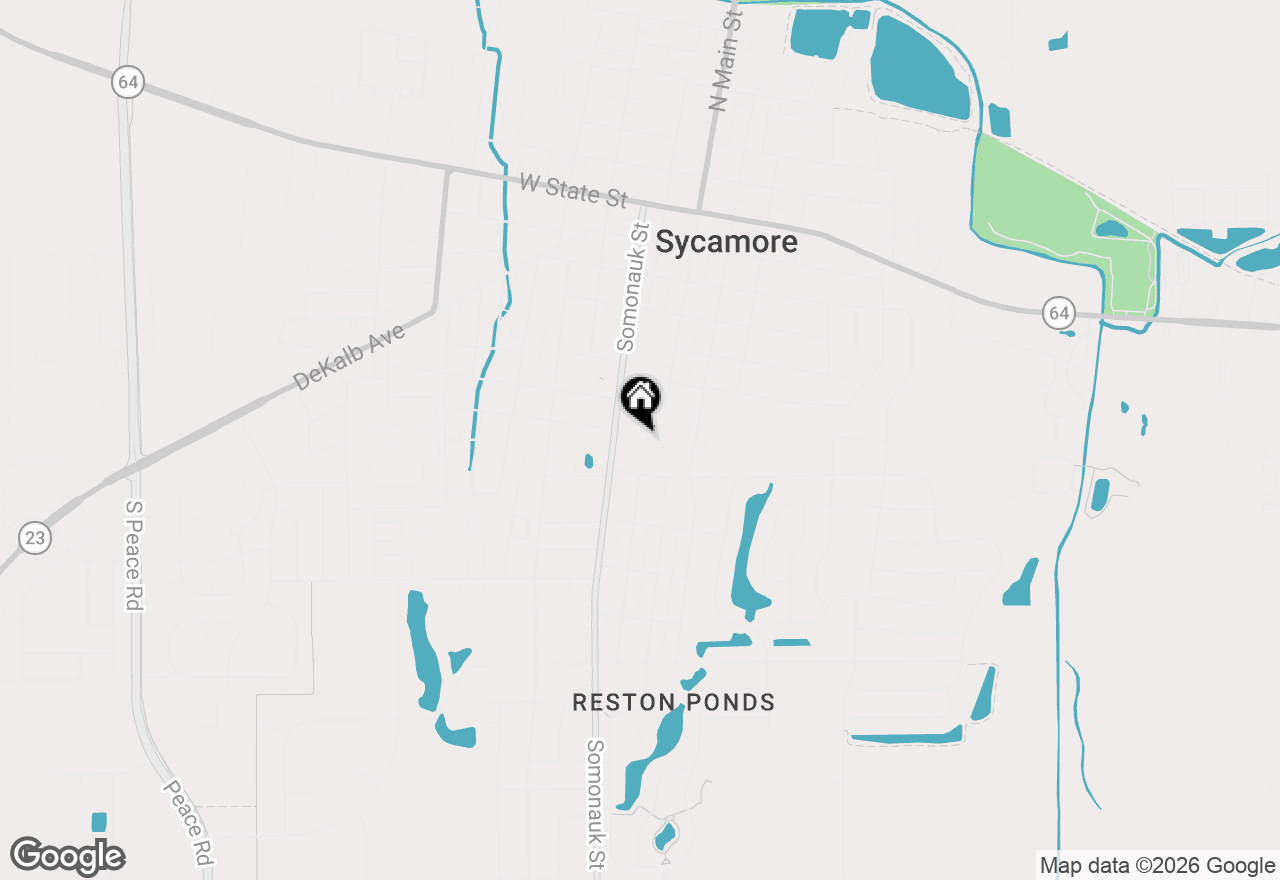 Map of 183 Mclaren Drive N #183, Sycamore, IL 60178