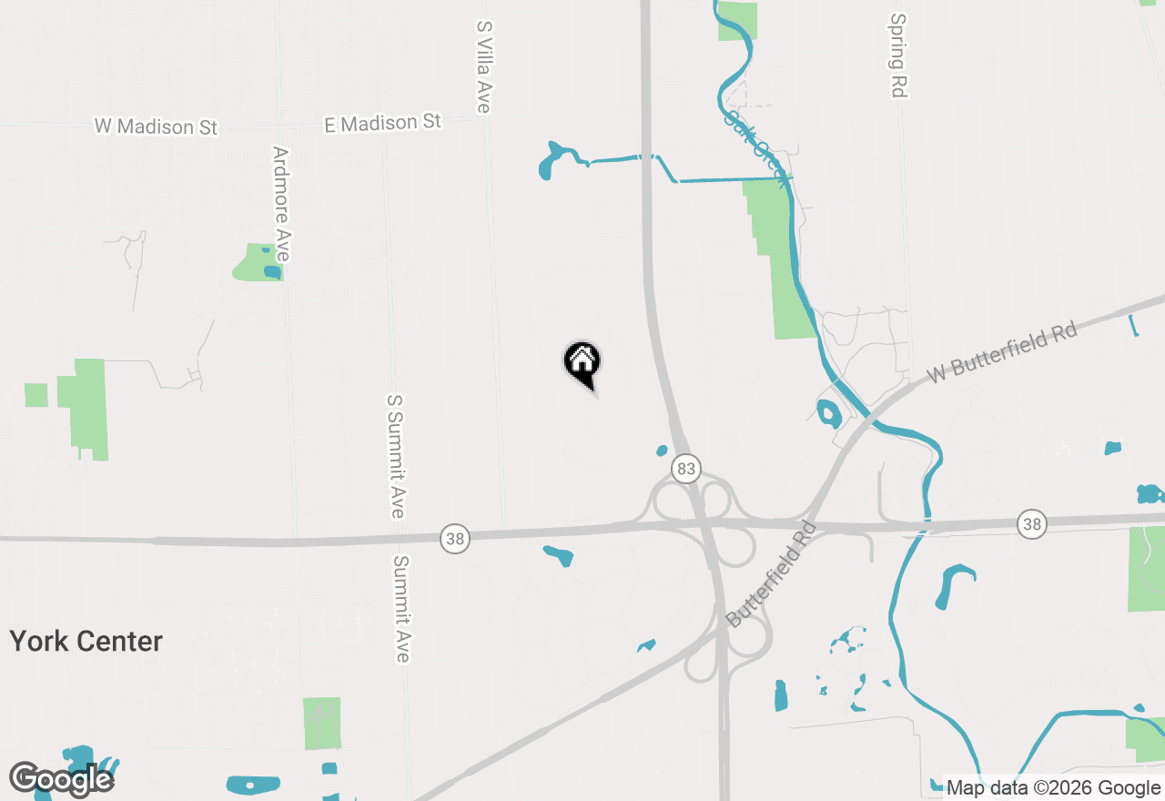 Map of 1330 S Wayside Drive, Villa Park, IL 60181