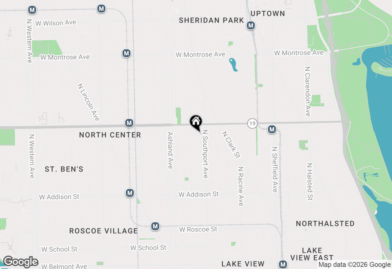 Map of 3923 N Janssen Avenue #2E, Chicago, IL 60613