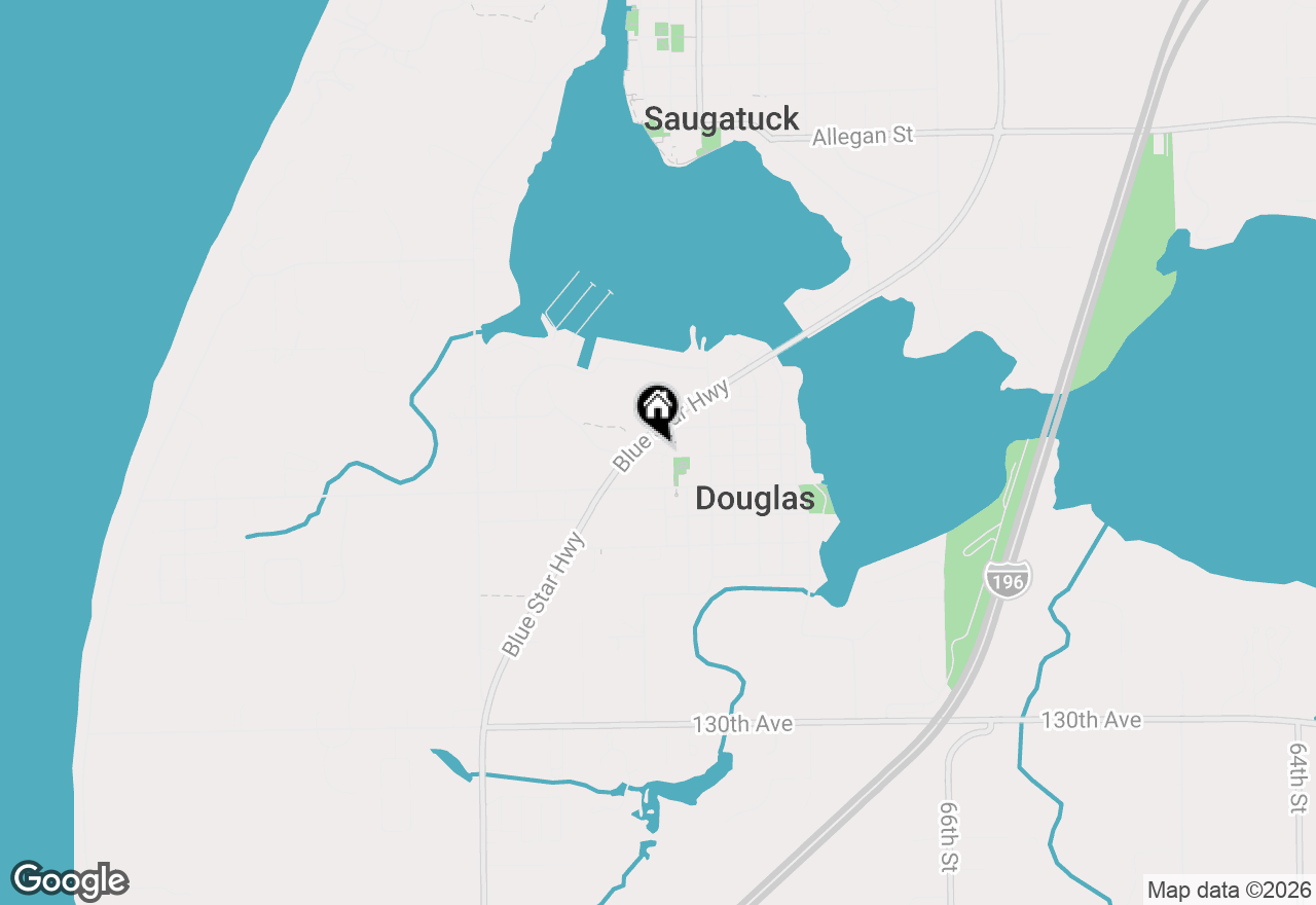 Map of 211 Garden Terrace #D, Douglas, MI 49406