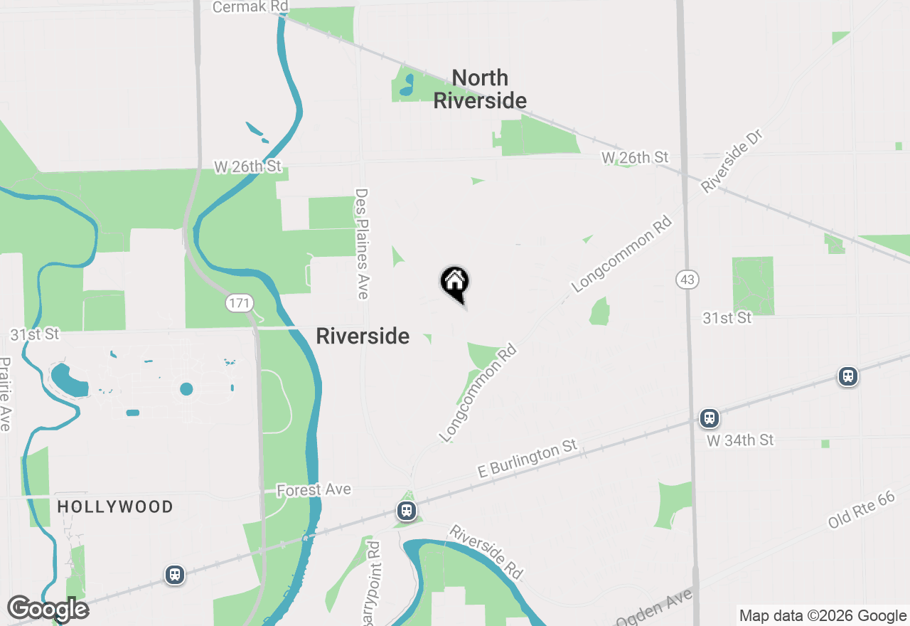 Map of 272 Nuttall Road, Riverside, IL 60546