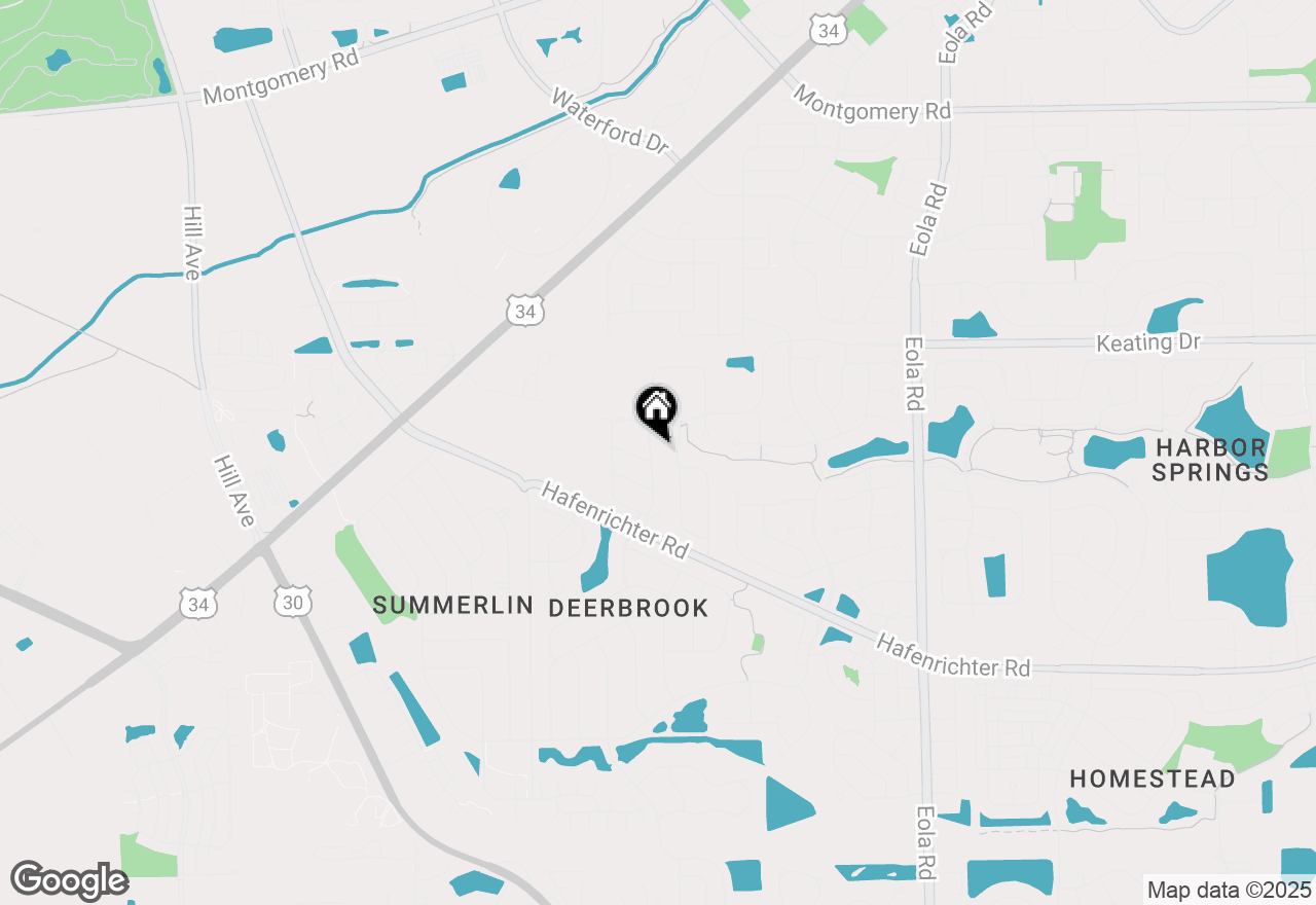 Map of 1874 Wisteria Drive, Aurora, IL 60503