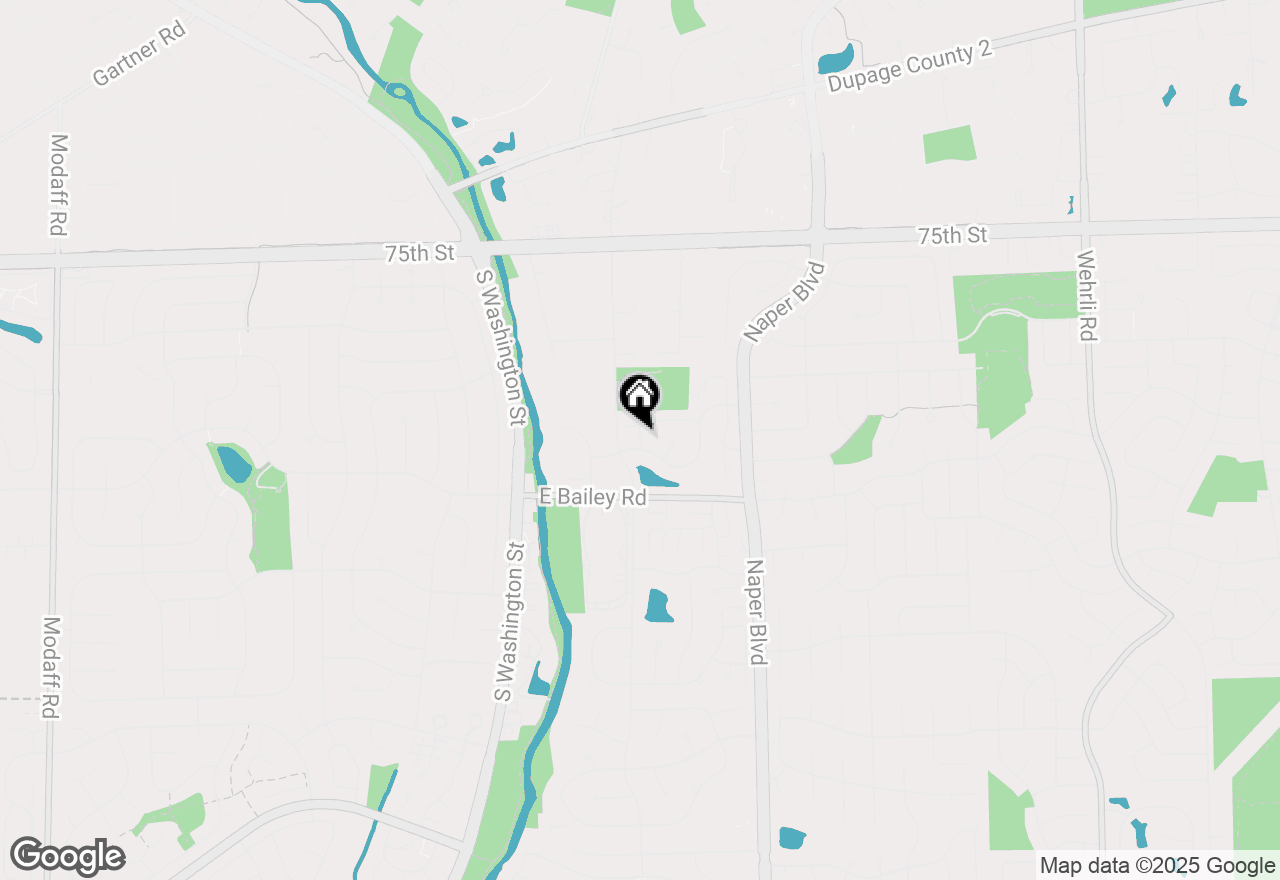 Map of 1580 Orchard Circle, Naperville, IL 60565