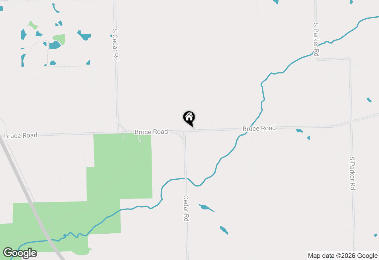 Map of 14340 W Bruce Road, Homer Glen, IL 60491