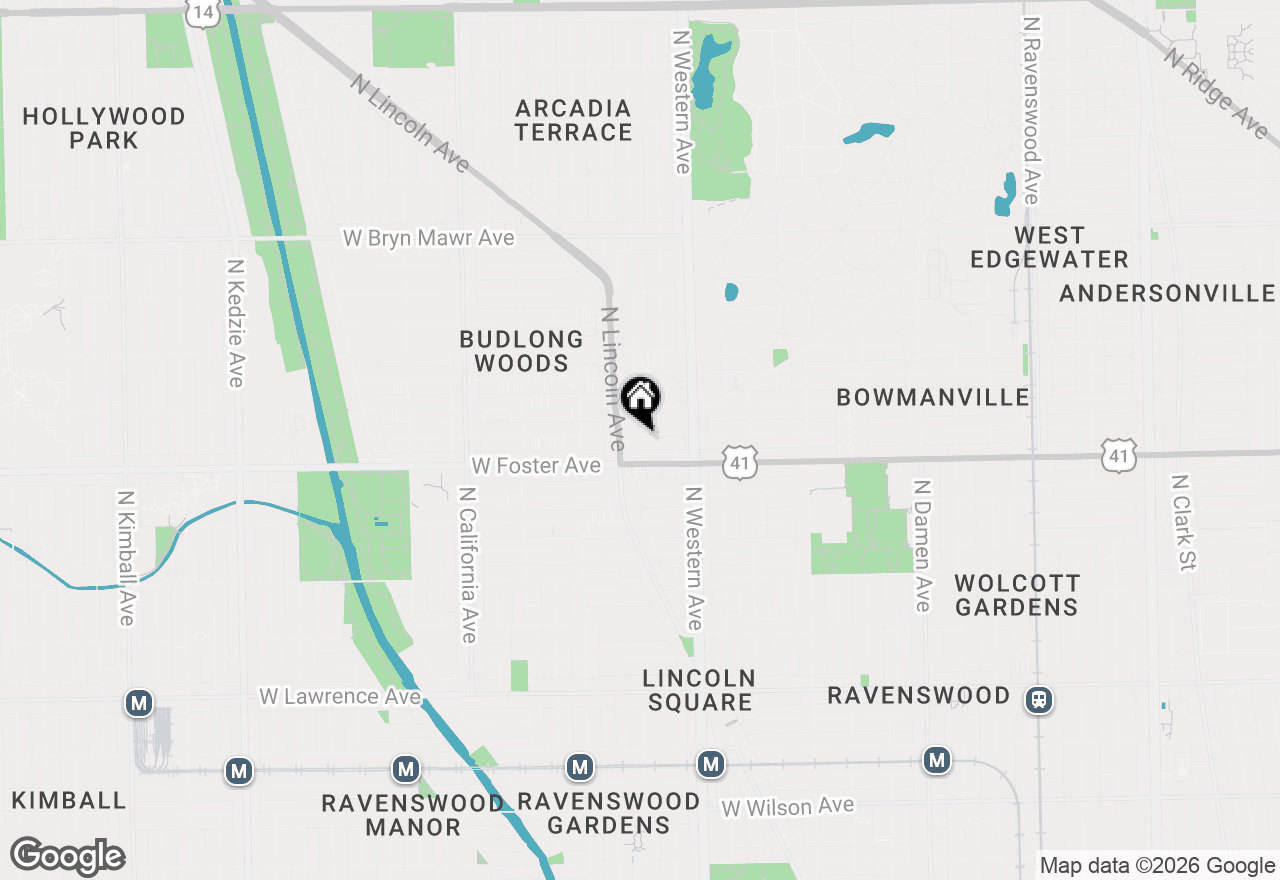 Map of 5230 N Campbell Avenue #1A, Chicago, IL 60625