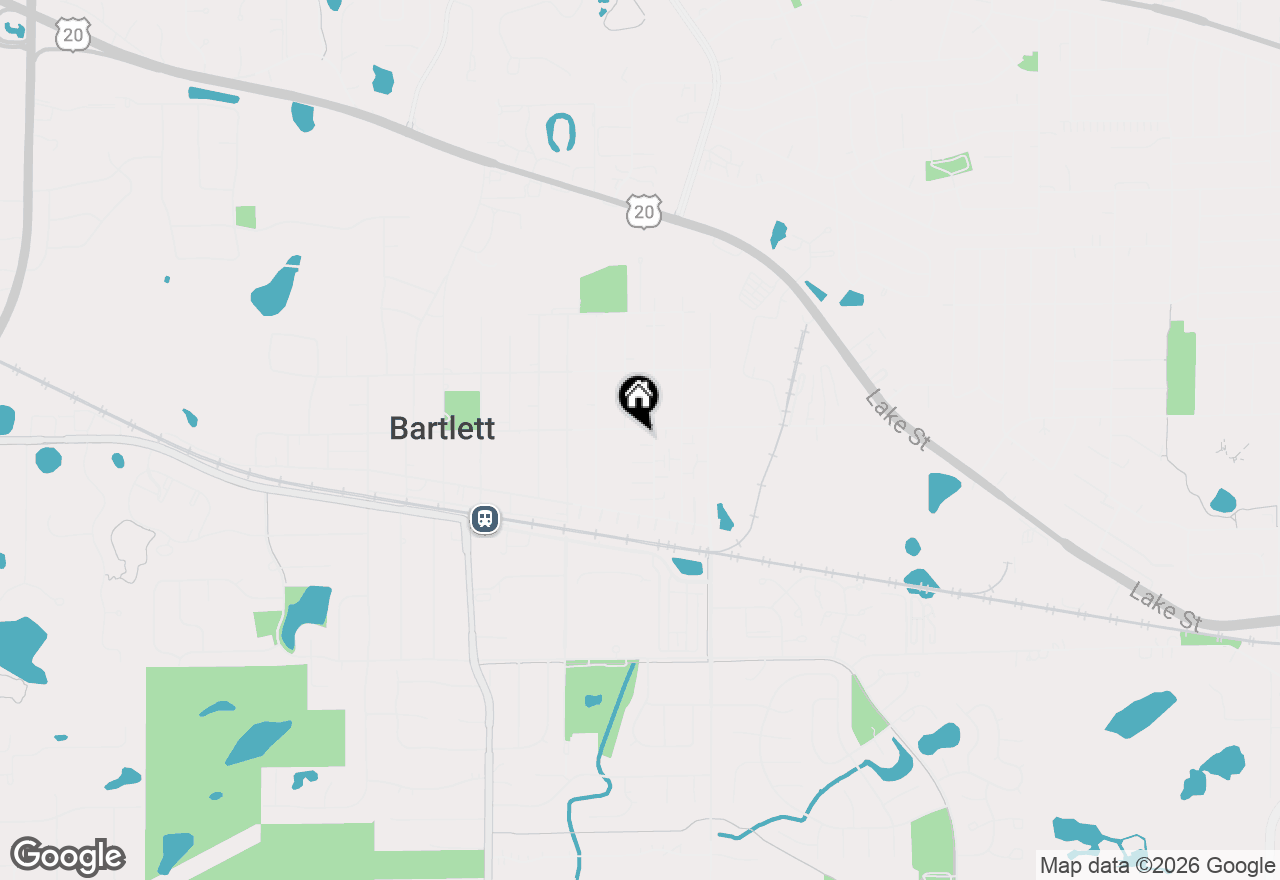 Map of 334 Marcia Court #C, Bartlett, IL 60103