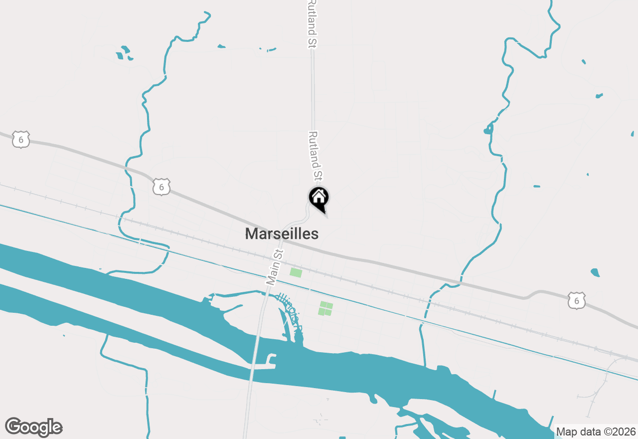 Map of 654 Woodruff Street, Marseilles, IL 61341