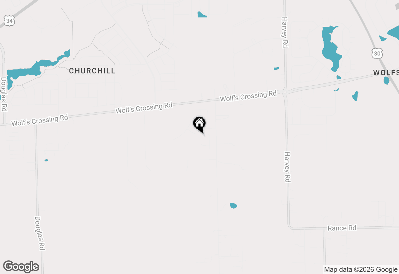 Map of 2432 Semillon Street, Oswego, IL 60543
