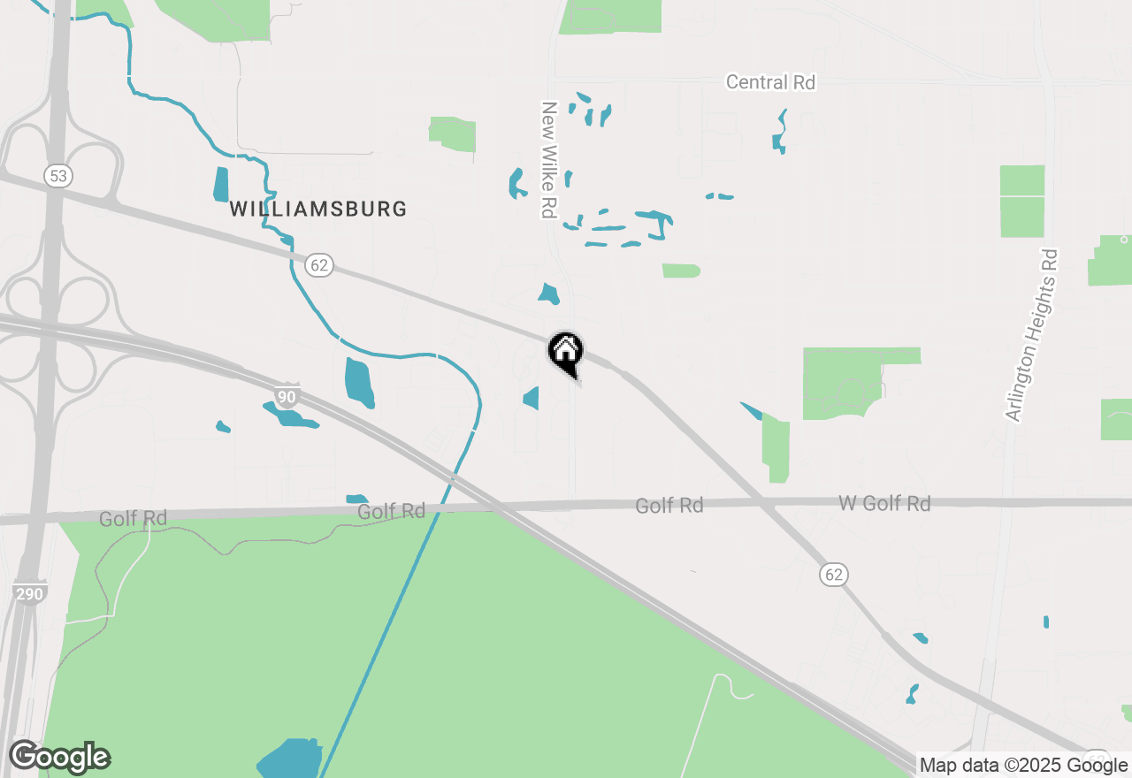 Map of 5406 Chateau Drive #4, Rolling Meadows, IL 60008