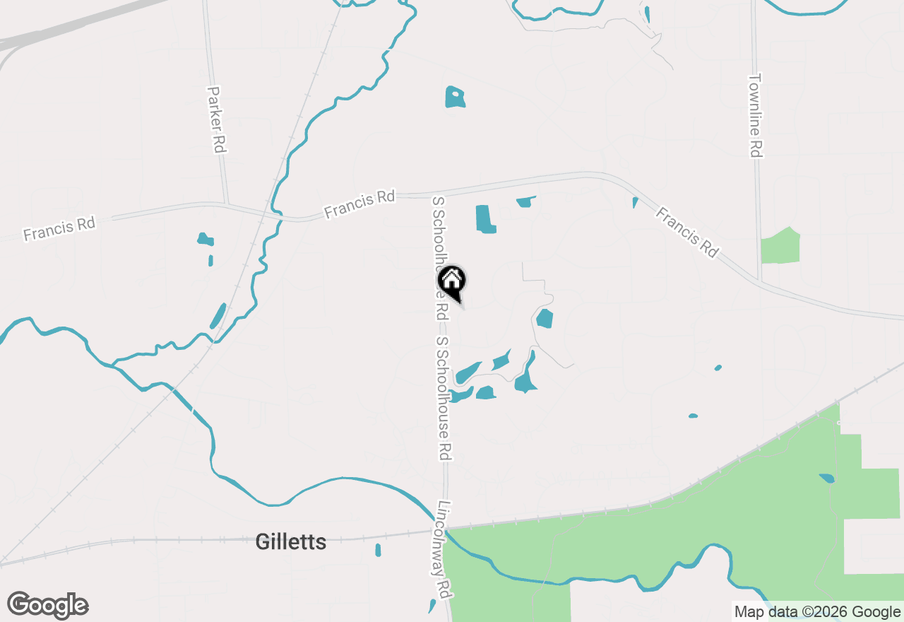 Map of 12752 Berkshire Drive, Mokena, IL 60448