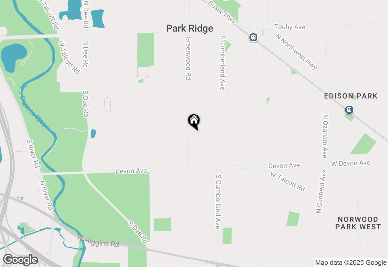 Map of 1120 W Talcott Road, Park Ridge, IL 60068