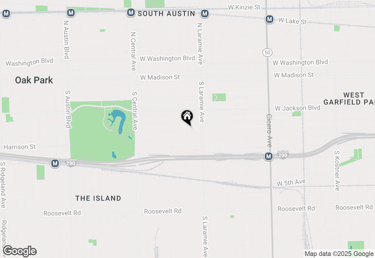 Map of 5257 W Van Buren Street, Chicago, IL 60644