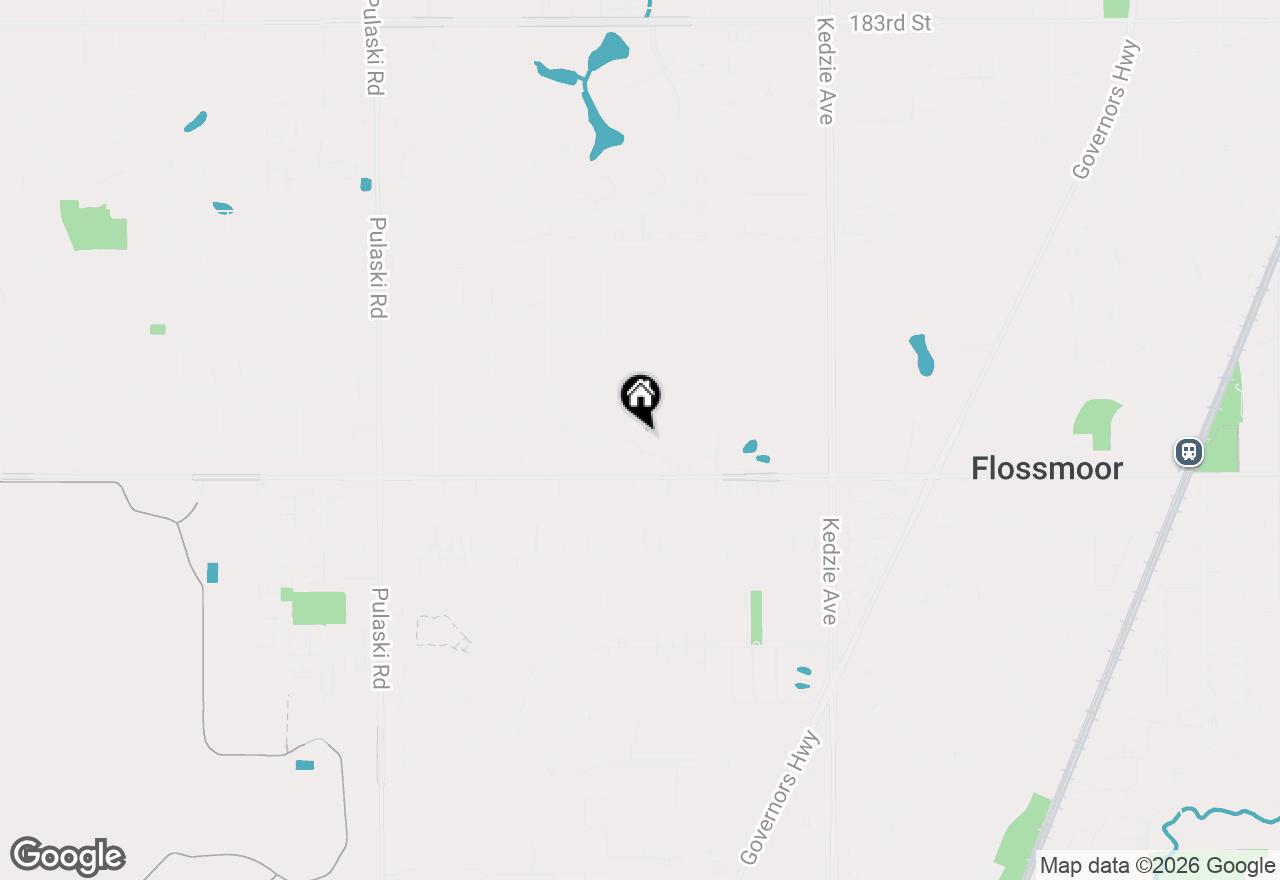 Map of 3527 Oak Street, Flossmoor, IL 60422