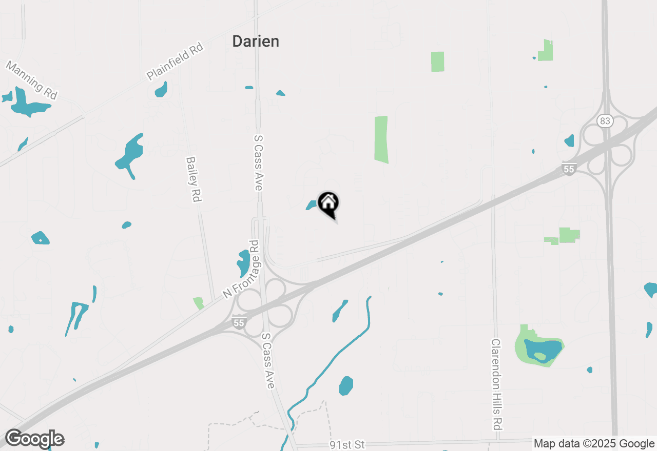 Map of (Address confidential), Darien, Illinois 60561