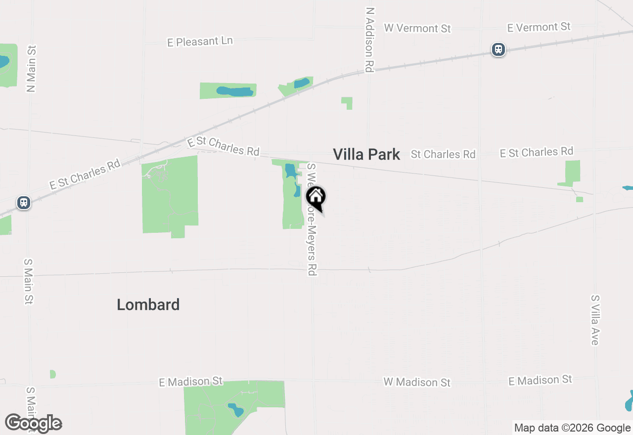 Map of 117 S Westmore Meyers Road, Lombard, IL 60148