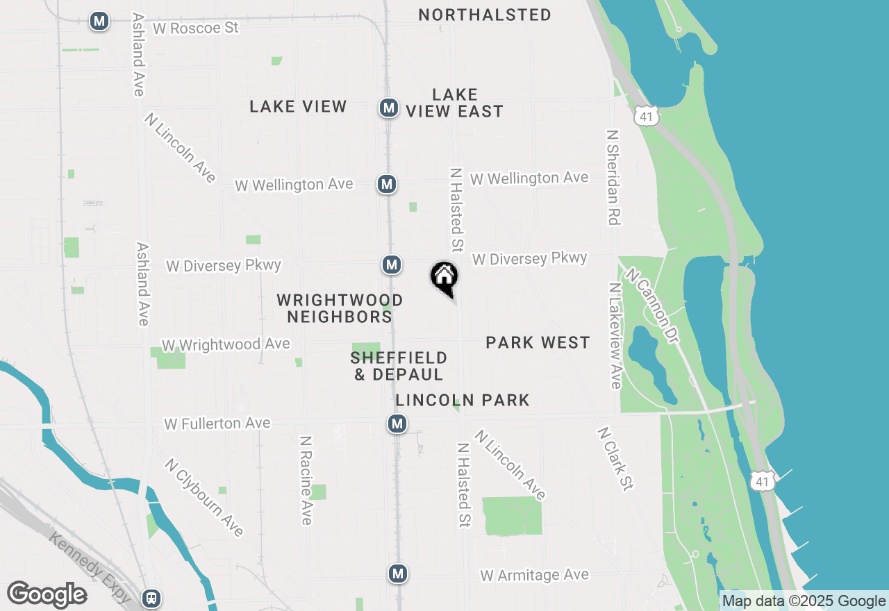 Map of 2653 N Dayton Street #2, Chicago, IL 60614