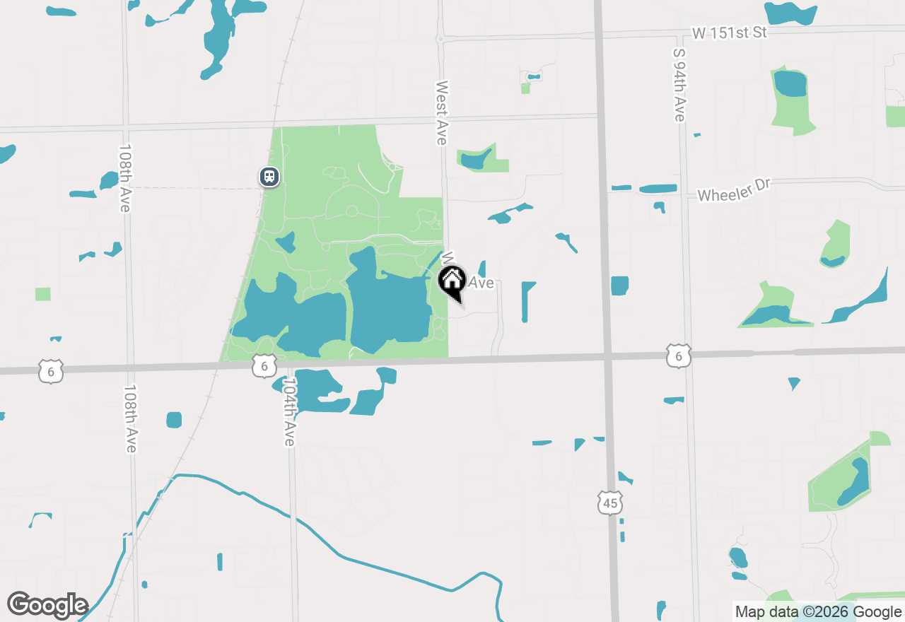 Map of 15734 Centennial Drive, Orland Park, IL 60462