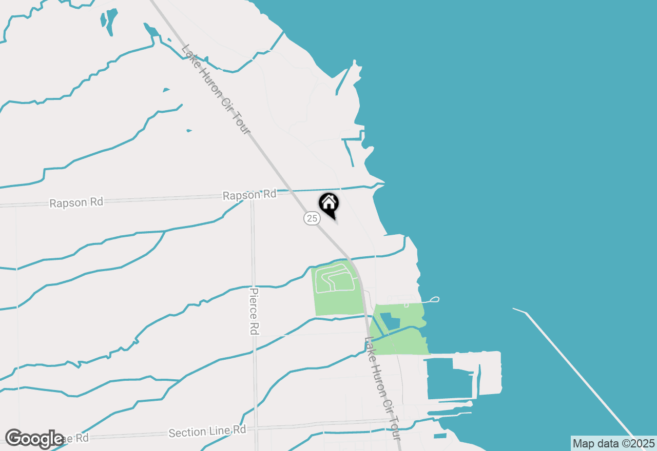 Map of 1090 N Lakeshore Road, Harbor Beach, MI 48441