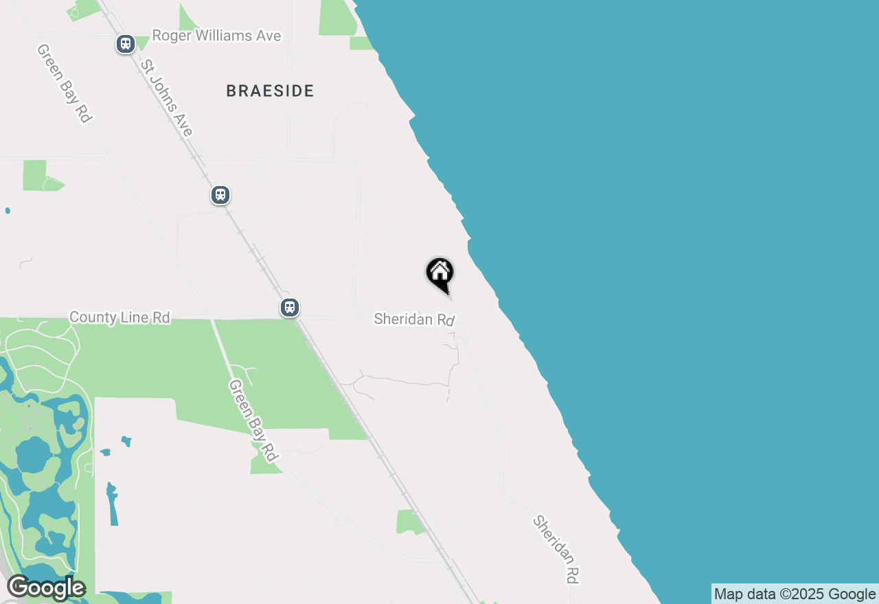 Map of 186 S Deere Park Drive, Highland Park, IL 60035