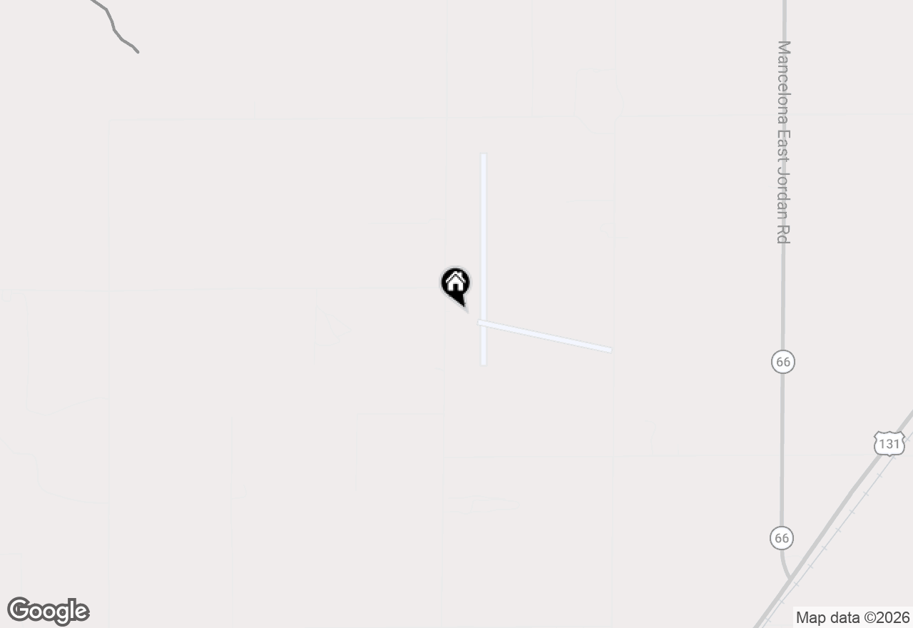 Map of 7569 Cedar River Road, Mancelona, MI 49659