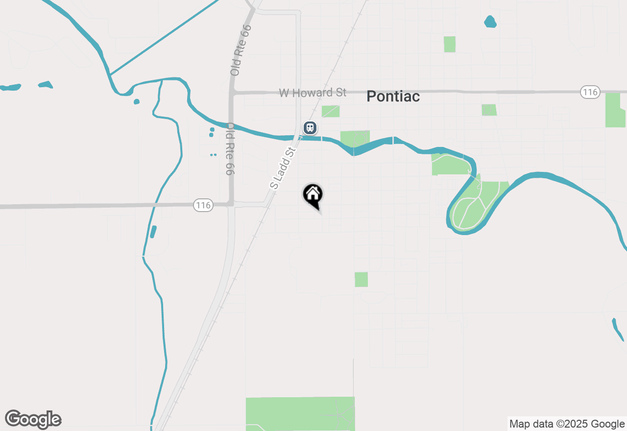 Map of 717 W Moulton Street, Pontiac, IL 61764