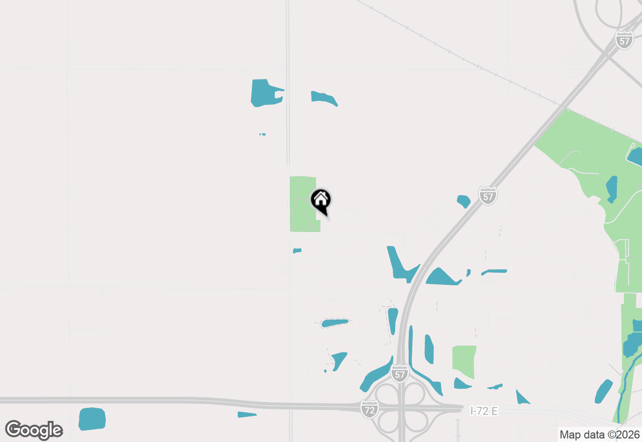 Map of 3909 Slate Drive, Champaign, IL 61822