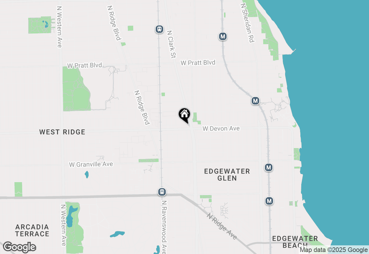 Map of 1622 W Devon Avenue, Chicago, IL 60660