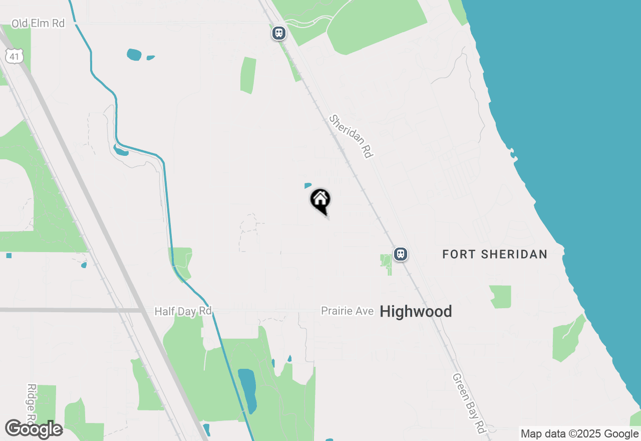 Map of 338 Burchell Avenue, Highwood, IL 60040