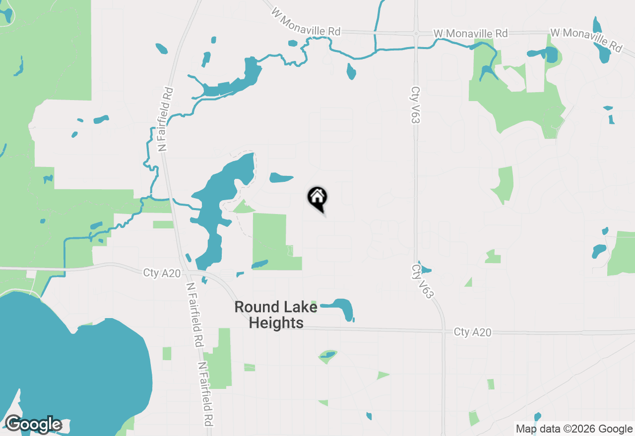 Map of 724 Mohawk Drive, Round Lake Heights, IL 60073