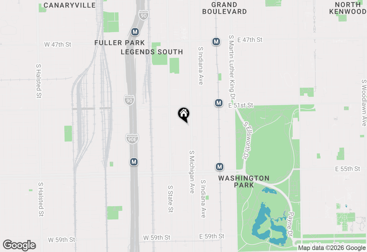 Map of 5205 S Wabash Avenue, Chicago, IL 60615