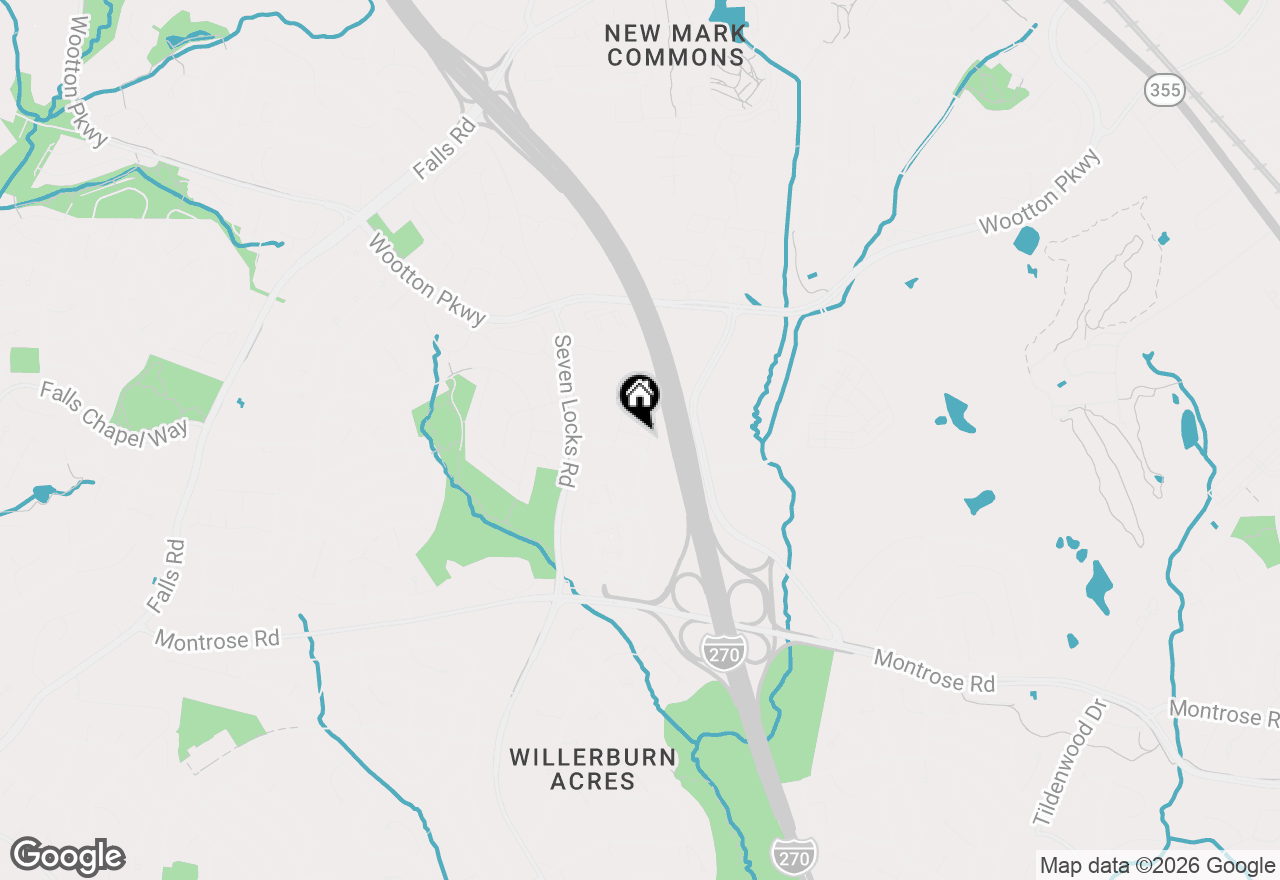 Map of 1121 Fortune Terrace #8, Potomac, MD 20854