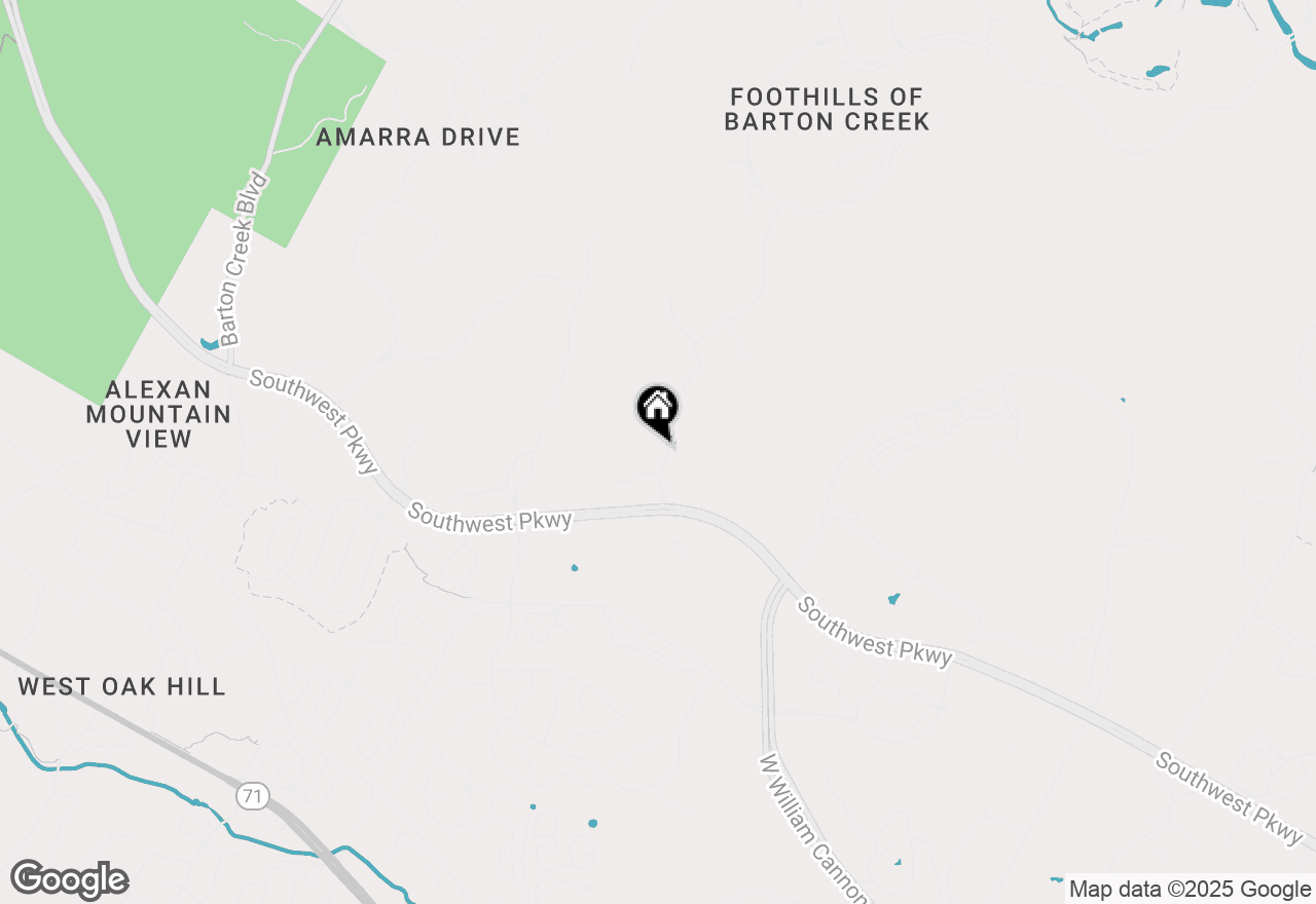 Map of 4908 Mirador Dr, Austin, TX 78735