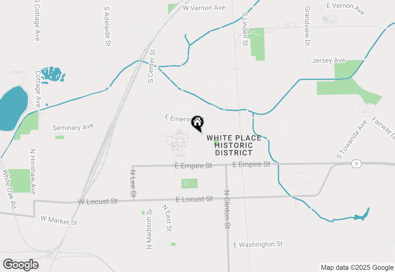 Map of 402 Phoenix Avenue, Bloomington, IL 61701