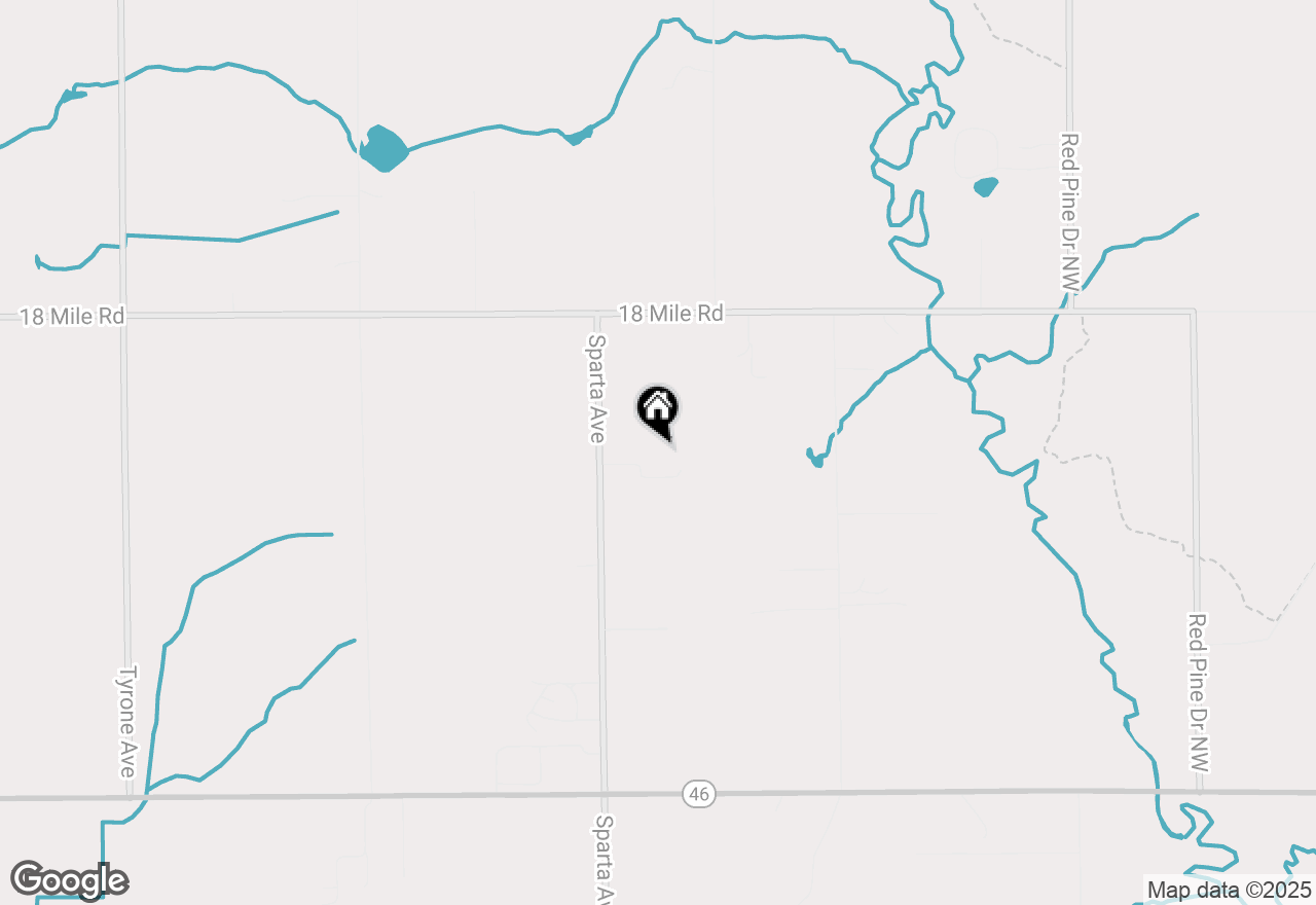 Map of 1475 Stalhood Drive, Kent City, MI 49330