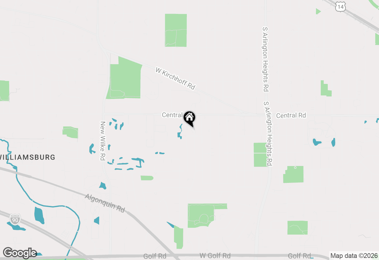 Map of 1030 S Fernandez Avenue #2B, Arlington Heights, IL 60005