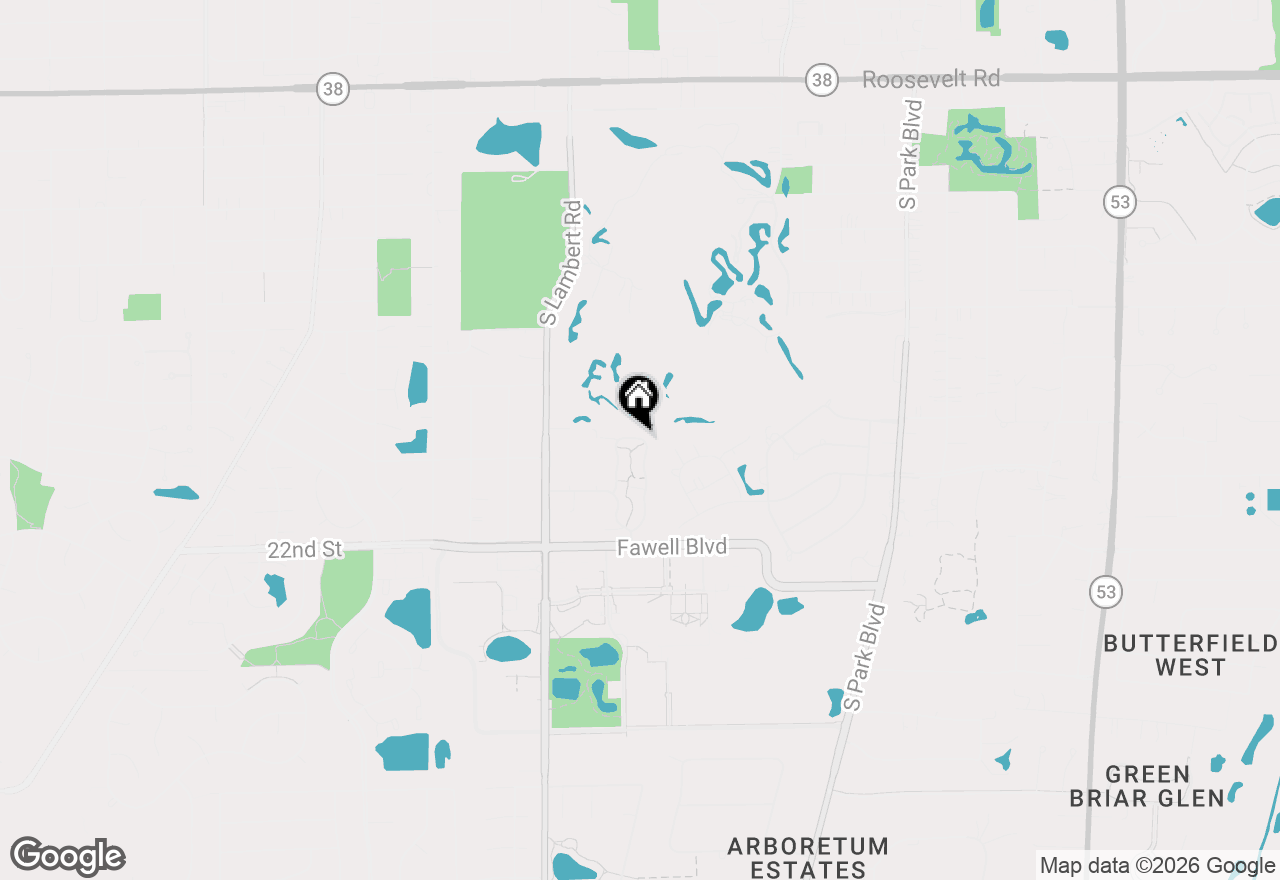Map of 385 Sandhurst Circle #4, Glen Ellyn, IL 60137