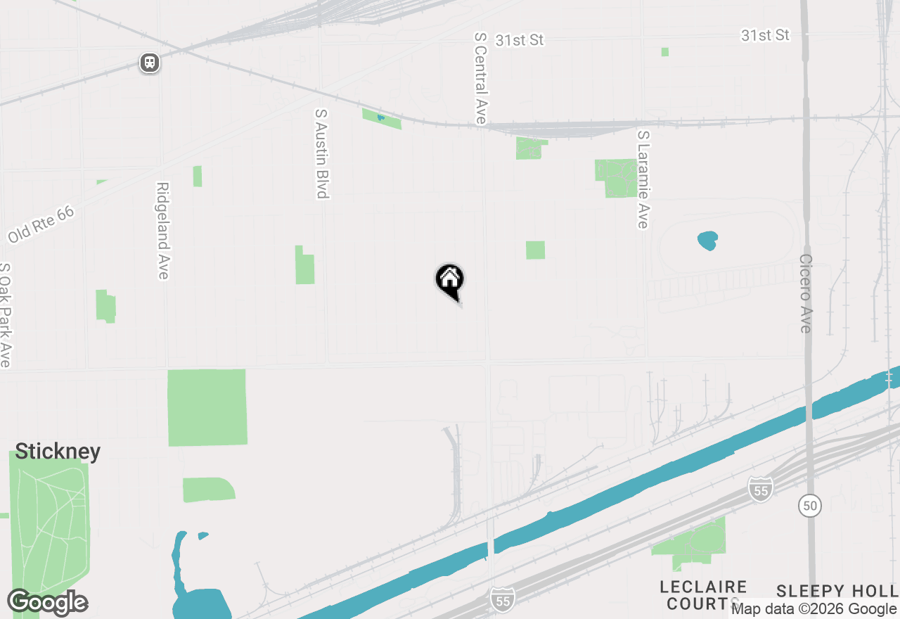 Map of 3733 S 57th Avenue, Cicero, IL 60804