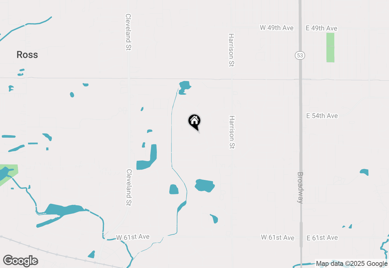 Map of 5450 Buchanan Street, Merrillville, IN 46410