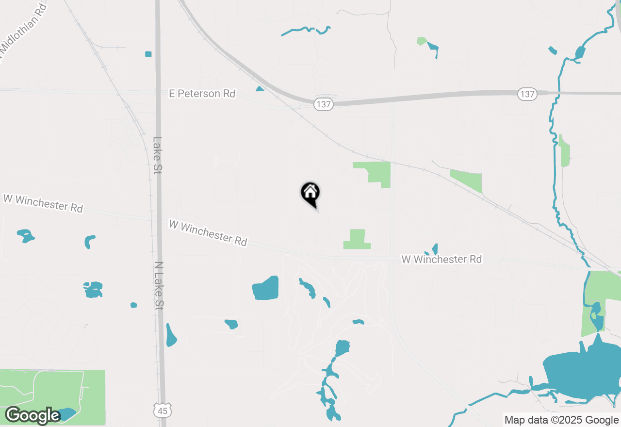 Map of 1209 Lisa Circle, Libertyville, IL 60048