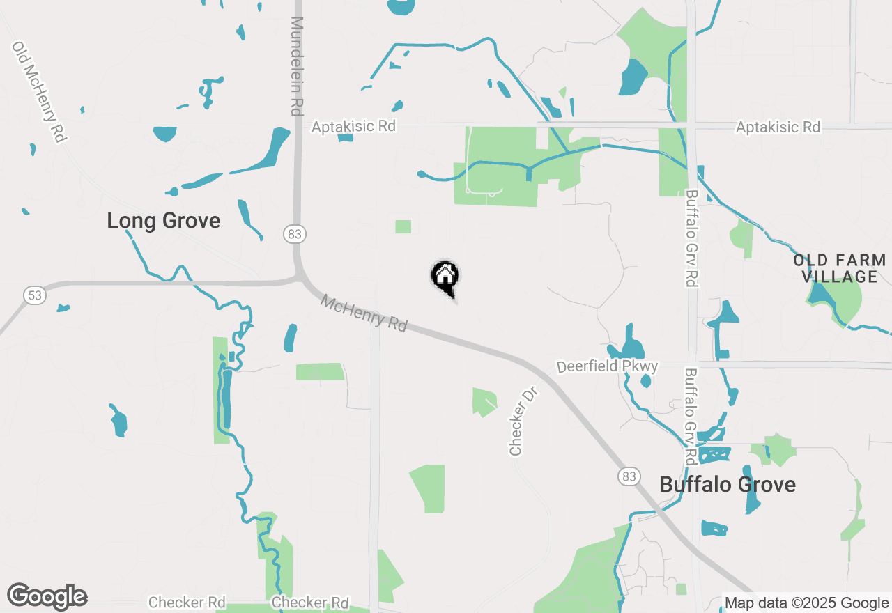 Map of 1260 Ranch View Court, Buffalo Grove, IL 60089