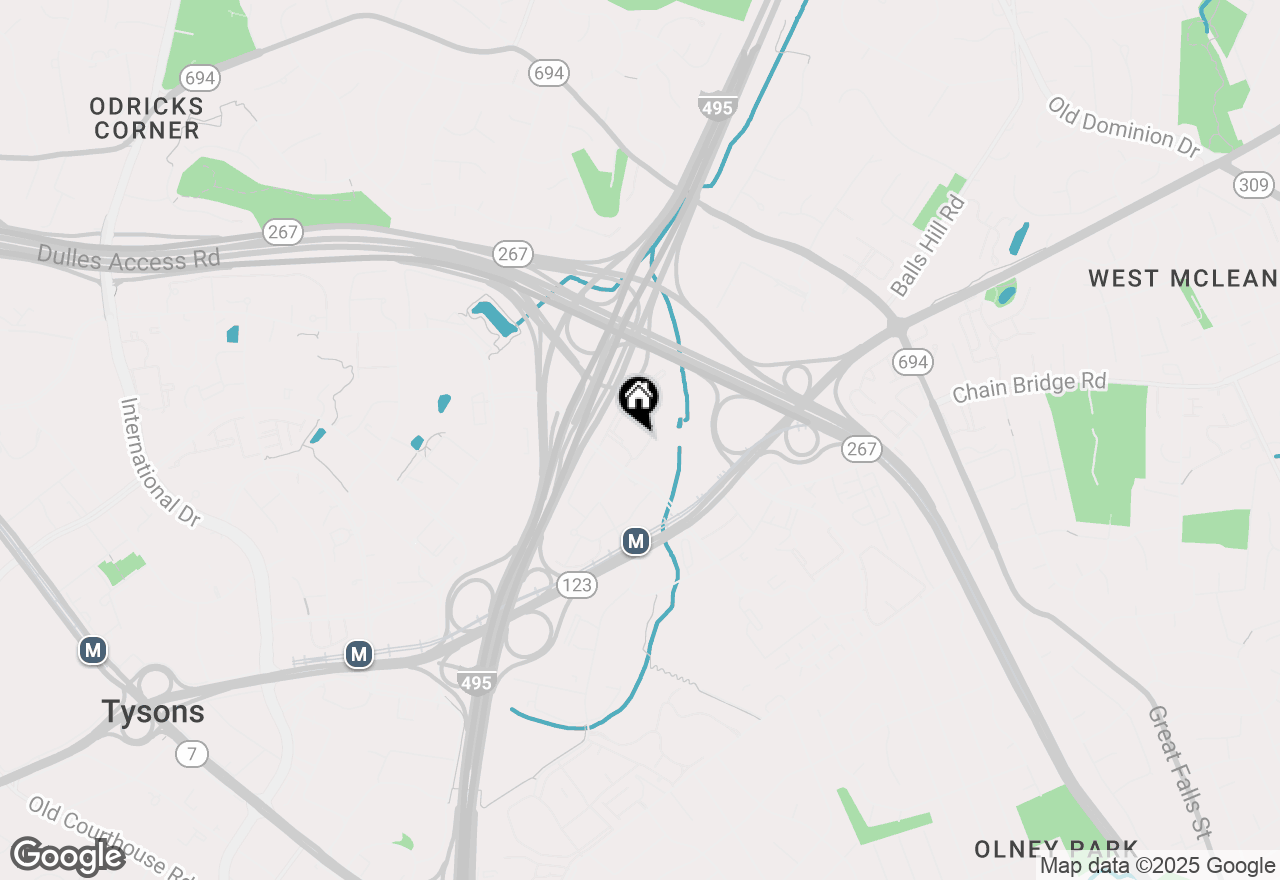 Map of 1600 Spring Gate Drive #2405, Mclean, VA 22102