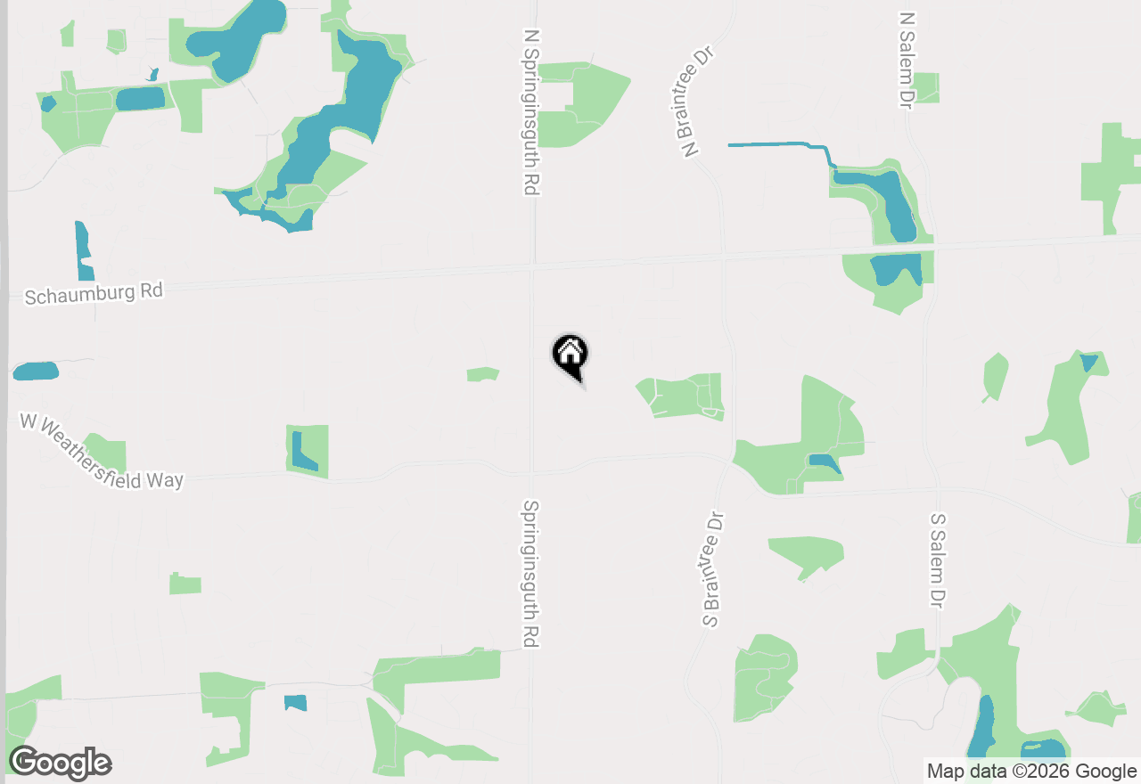 Map of 1509 Chatham Lane, Schaumburg, IL 60193