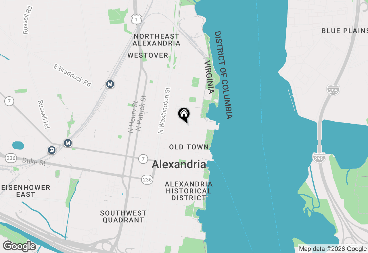 Map of 400 Oronoco Street, Alexandria, VA 22314