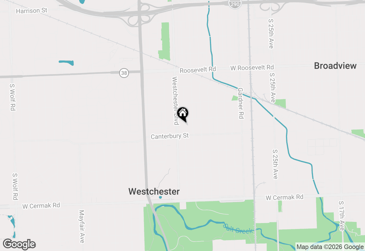 Map of 1522 Hull Avenue, Westchester, IL 60154