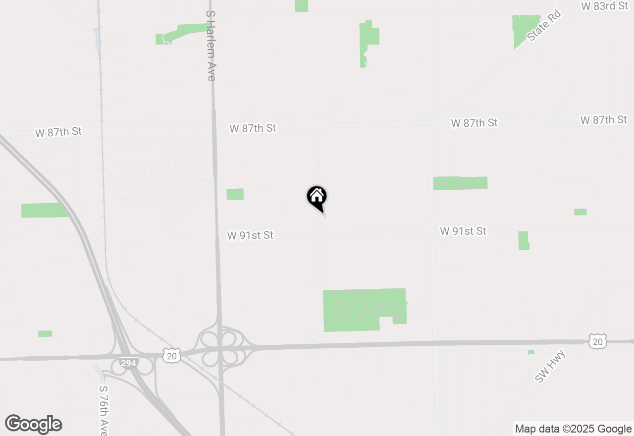 Map of 6800 Olympic Drive, Bridgeview, IL 60455