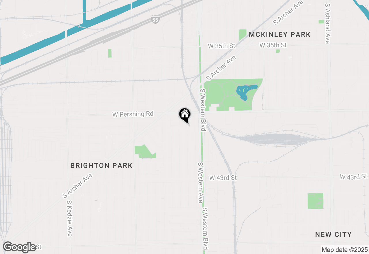 Map of 3951 S Campbell Avenue, Chicago, IL 60632