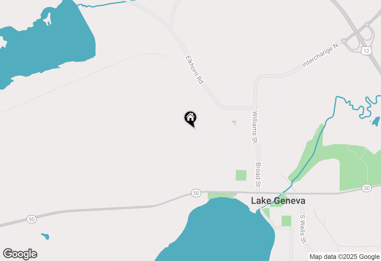 Map of 1340 Pleasant St, Lake Geneva, WI 53147