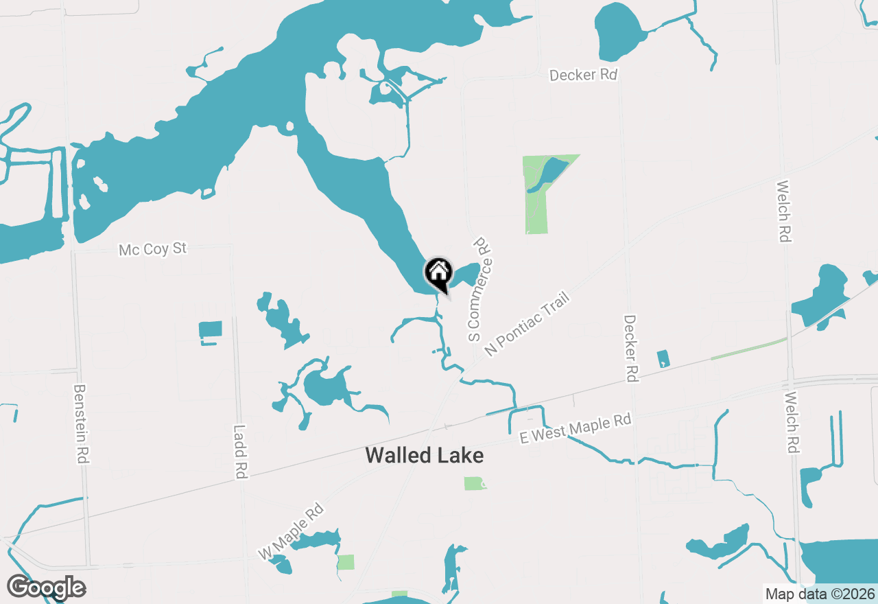Map of 188 Wolverine Drive, Wolverine Lake, MI 48390